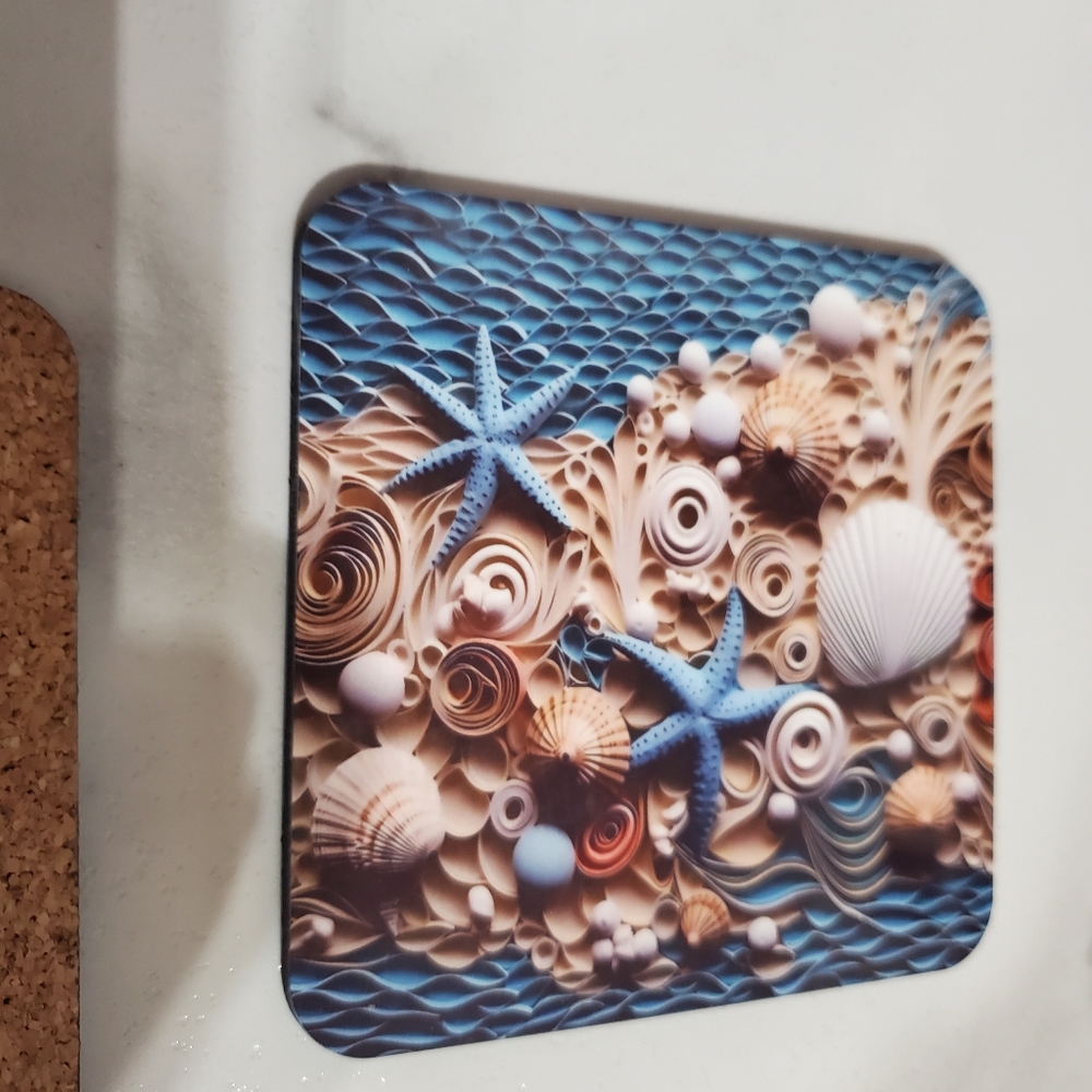 3D Sea Shells Coasters - Picture 4 of 8